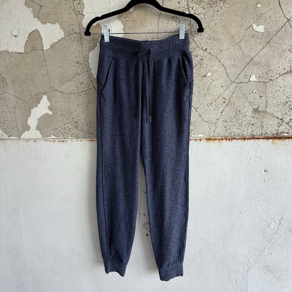 Lululemon Joggers Womens Size 4 Navy Sweatpants Lounge Pants Athleisure Cozycore